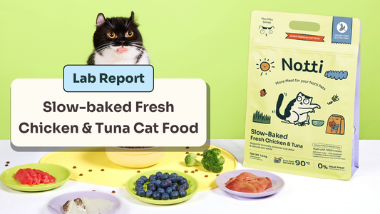 Slow-baked Fresh Chicken & Tuna Cat Food: Third-Party Lab Test Results