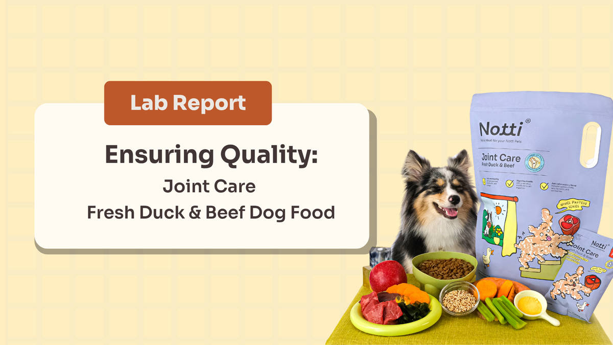 Notti Joint Care Puffed Kibbles: Third-Party Lab Test Results