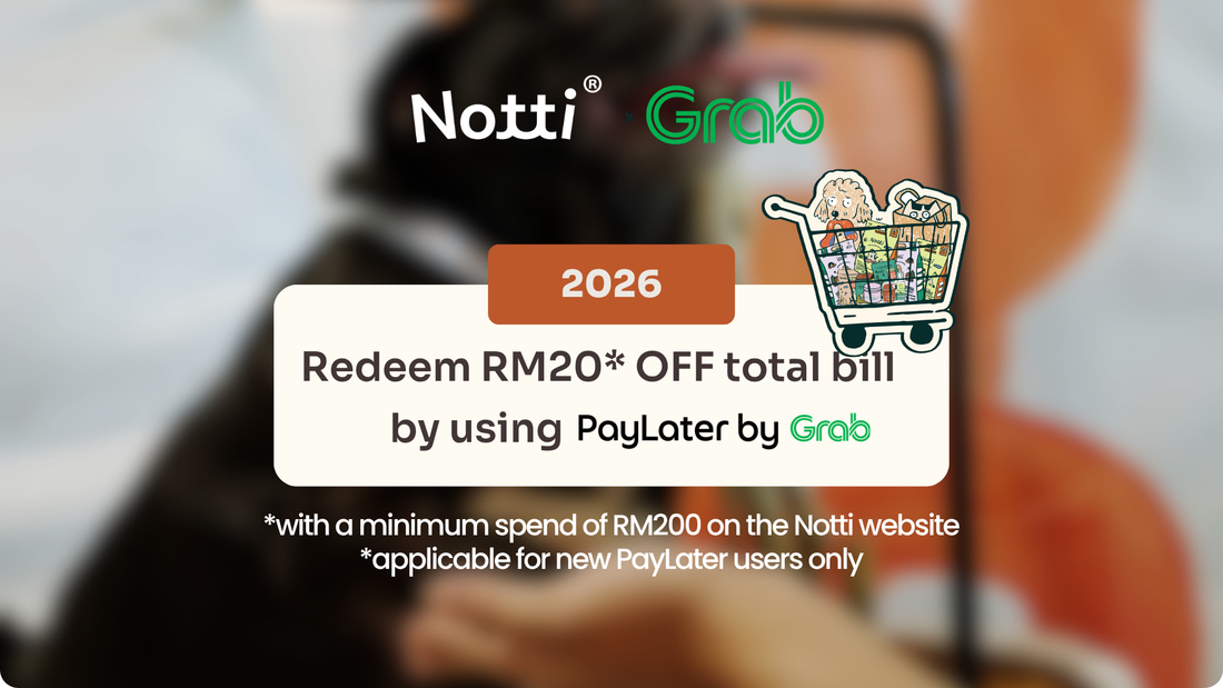Redeem your RM20* OFF as a new Grab Paylater user on Notti's website