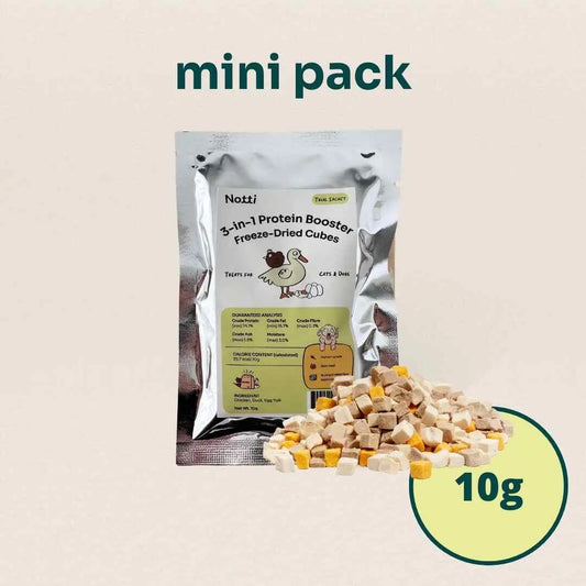 (10g) 3-in-1 Protein Booster Freeze-Dried Cubes Trial Pack image 0