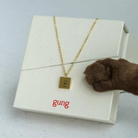 Notti x Gung Made To Last Paw Print Necklace image 0