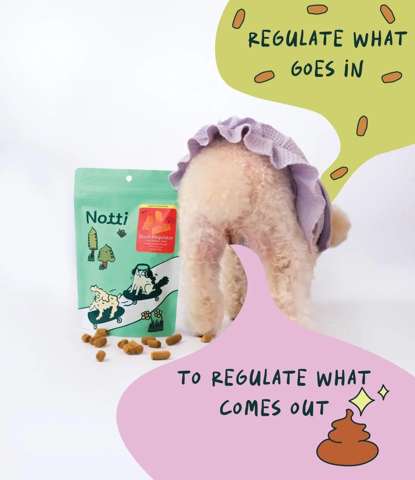 Stool Regulator Duck, Venison, Beef Freeze-Dried Chunks image 5