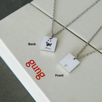 Notti x Gung Made To Last Paw Print Necklace image 3