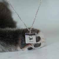 Notti x Gung Made To Last Paw Print Necklace image 4