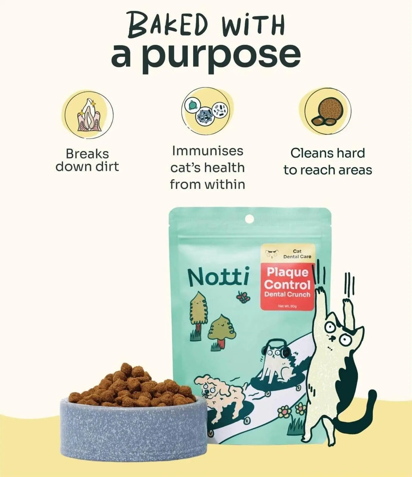 Mau Mau Plaque Control Dental Crunch (For Cats) image 6