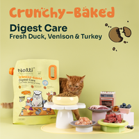 Crunchy-Baked Digest Care Fresh Duck, Venison & Turkey