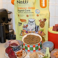 Crunchy-Baked Digest Care Fresh Duck, Venison & Turkey
