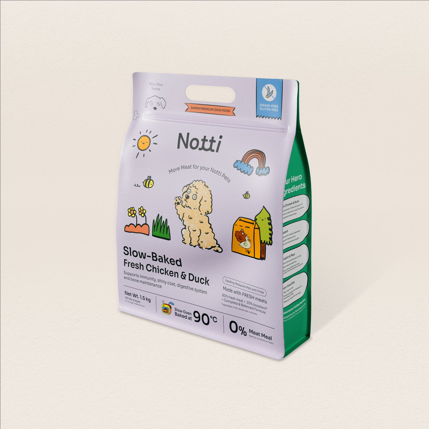 Slow-baked Fresh Chicken & Duck