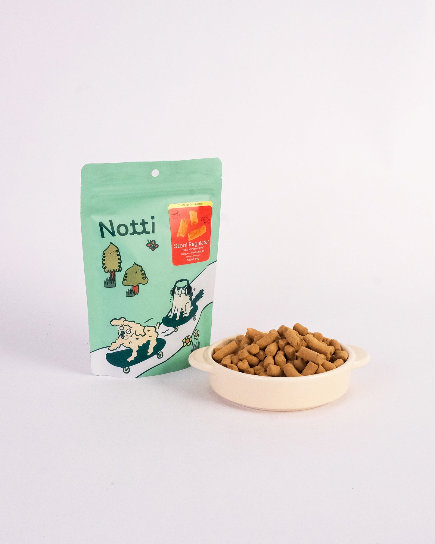 Stool Regulator Duck, Venison, Beef Freeze-Dried Chunks