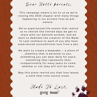 Notti x Gung Made To Last Paw Print Necklace image 12