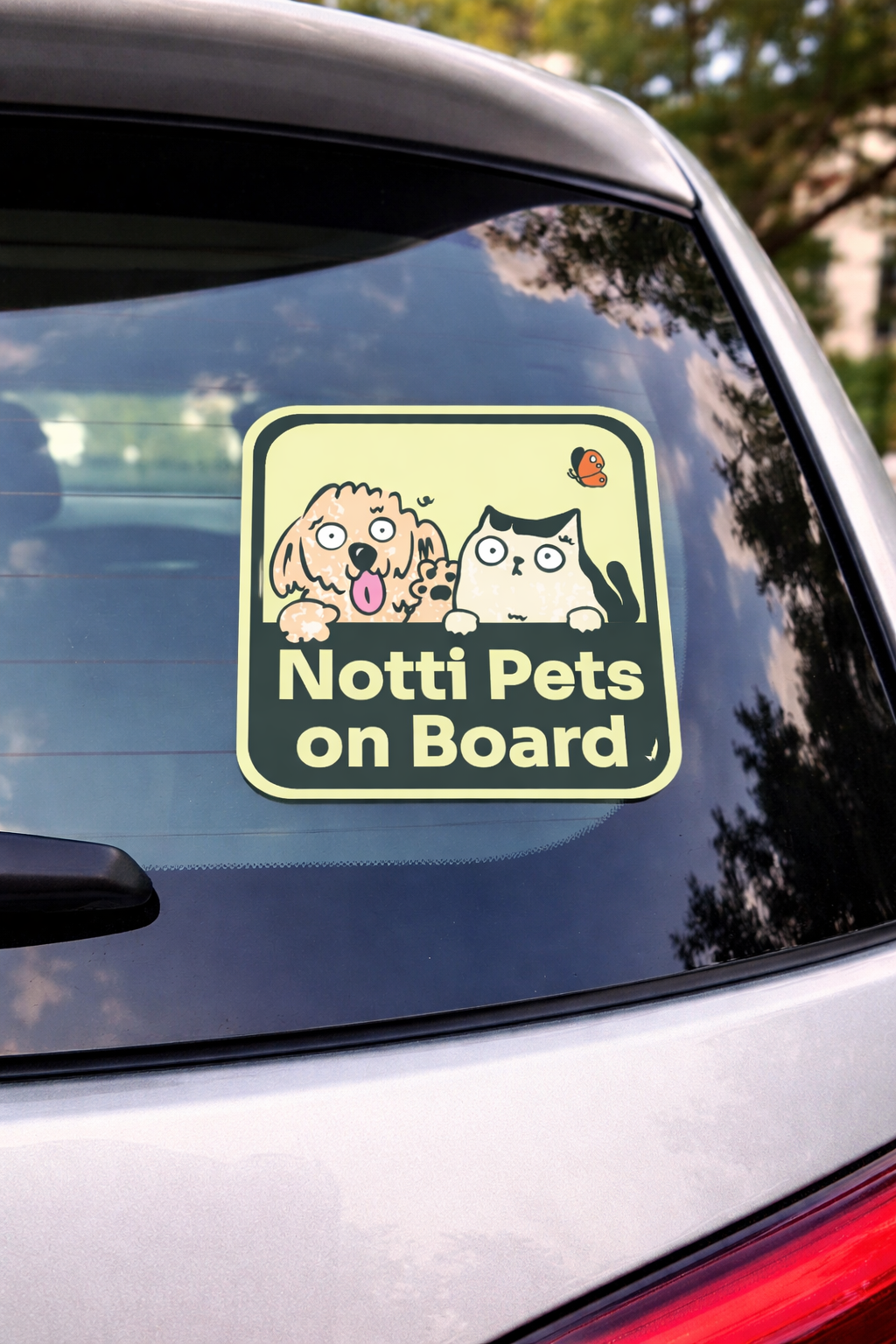 Notti Car Window Sticker