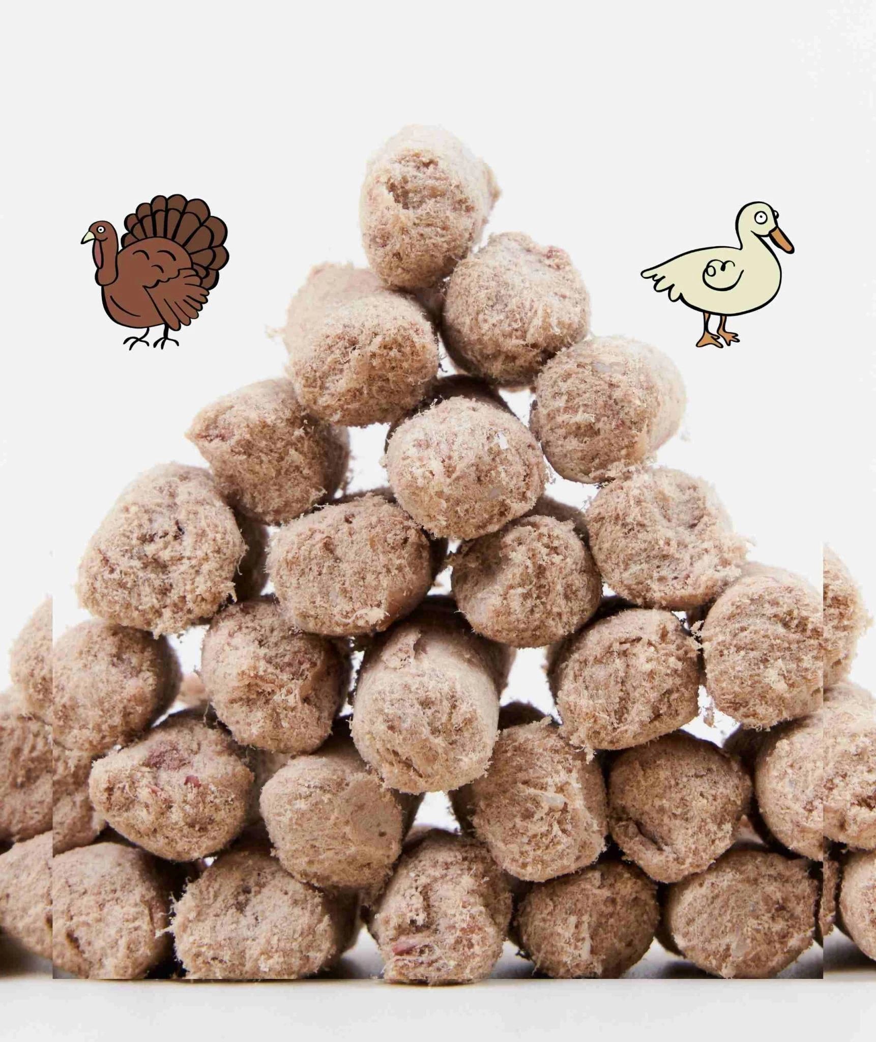 2-in-1 Allergy Care Turkey & Duck Freeze-Dried Chunks image 0