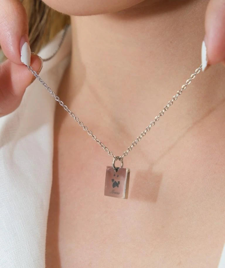 Notti x Gung Made To Last Paw Print Necklace image 2