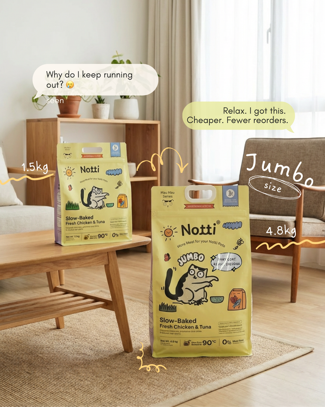 Slow-baked Fresh Chicken & Tuna