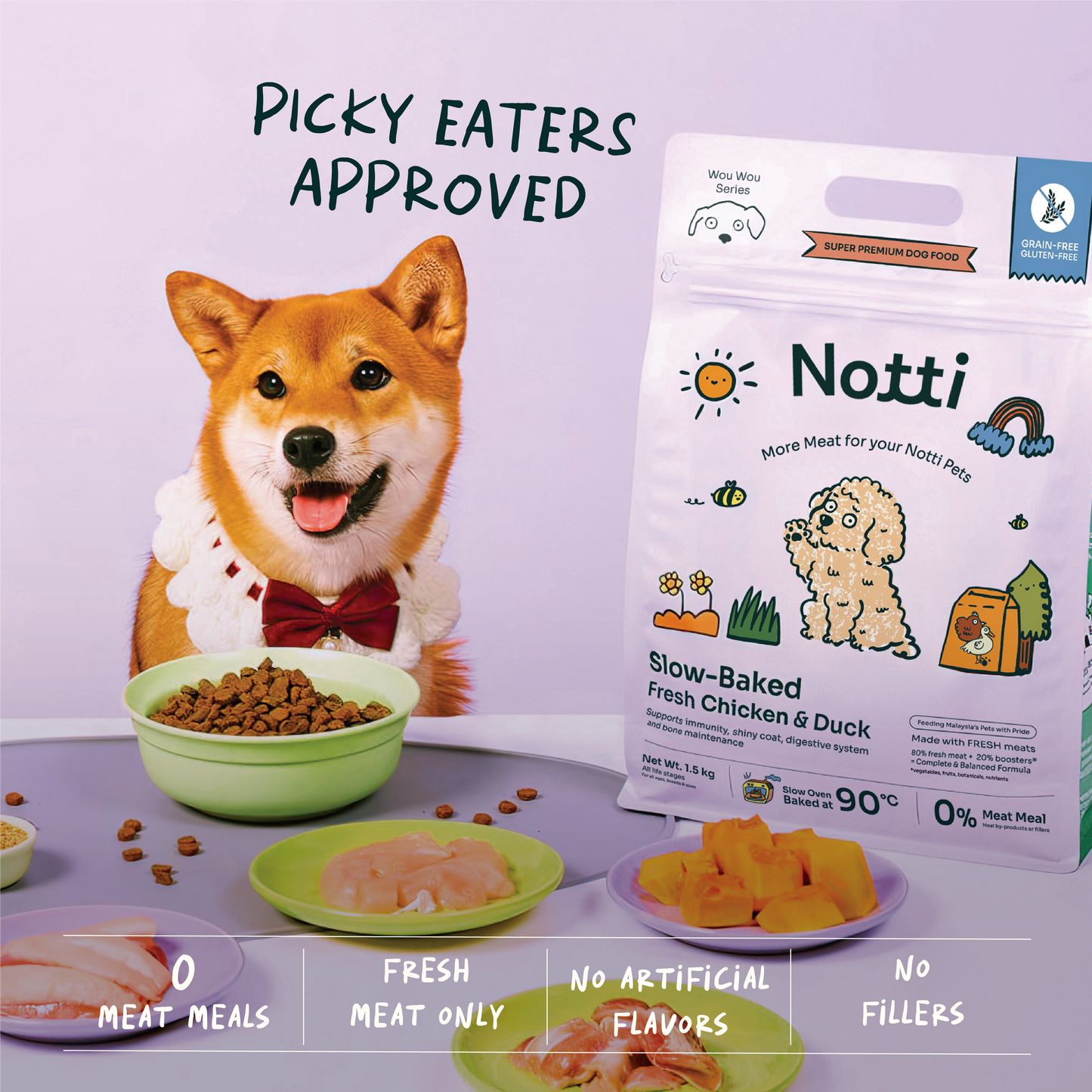 Slow-baked Fresh Chicken & Duck